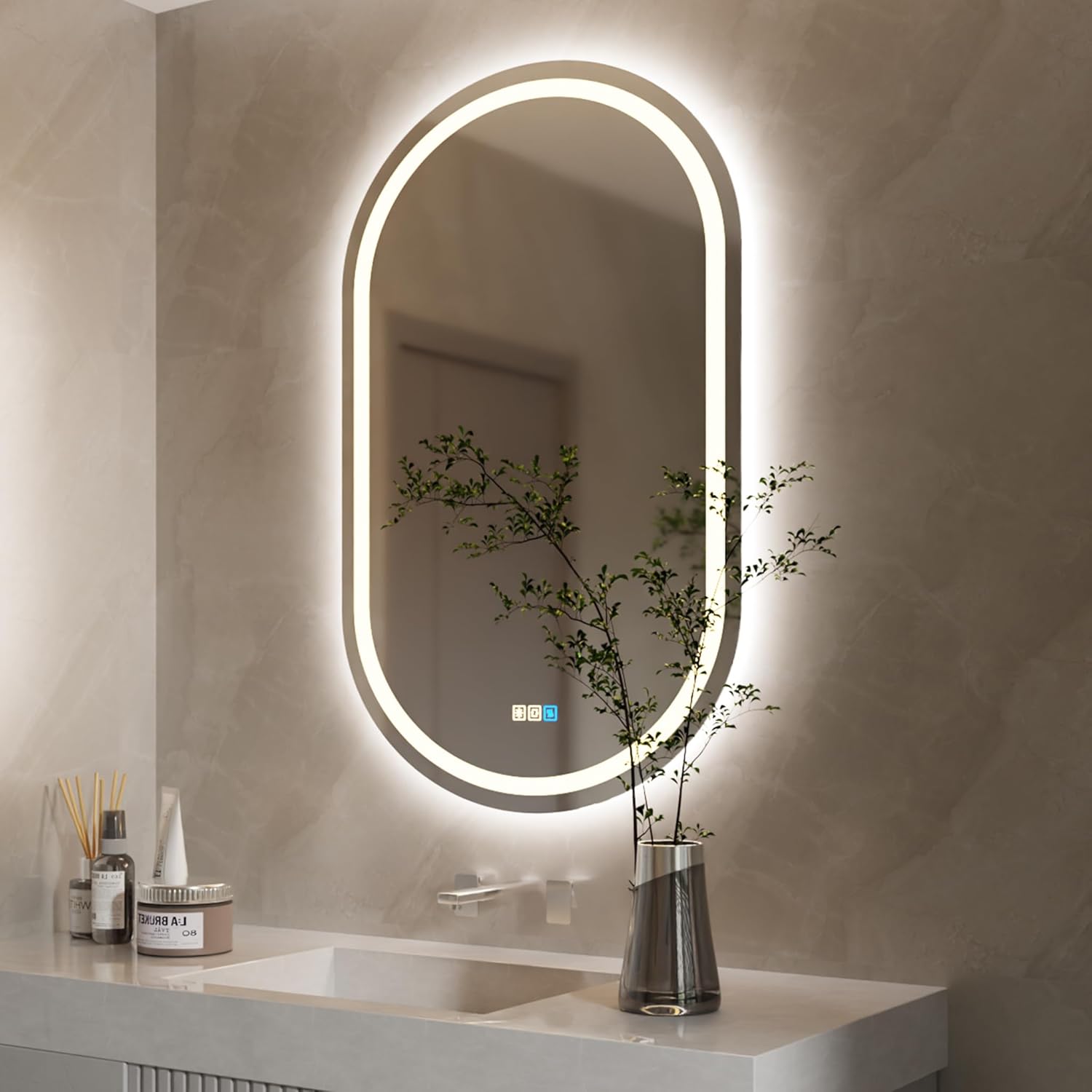 20x28 inches led mirror oval 20x28 inches led mirror oval